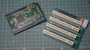 CTPCI main module and PCI bridge